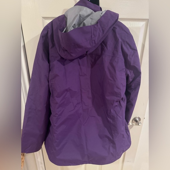 Diamond Candy Womens 3-in-1 Winter Jacket Waterproof Rain Coat with Hood Warm - Picture 10 of 12